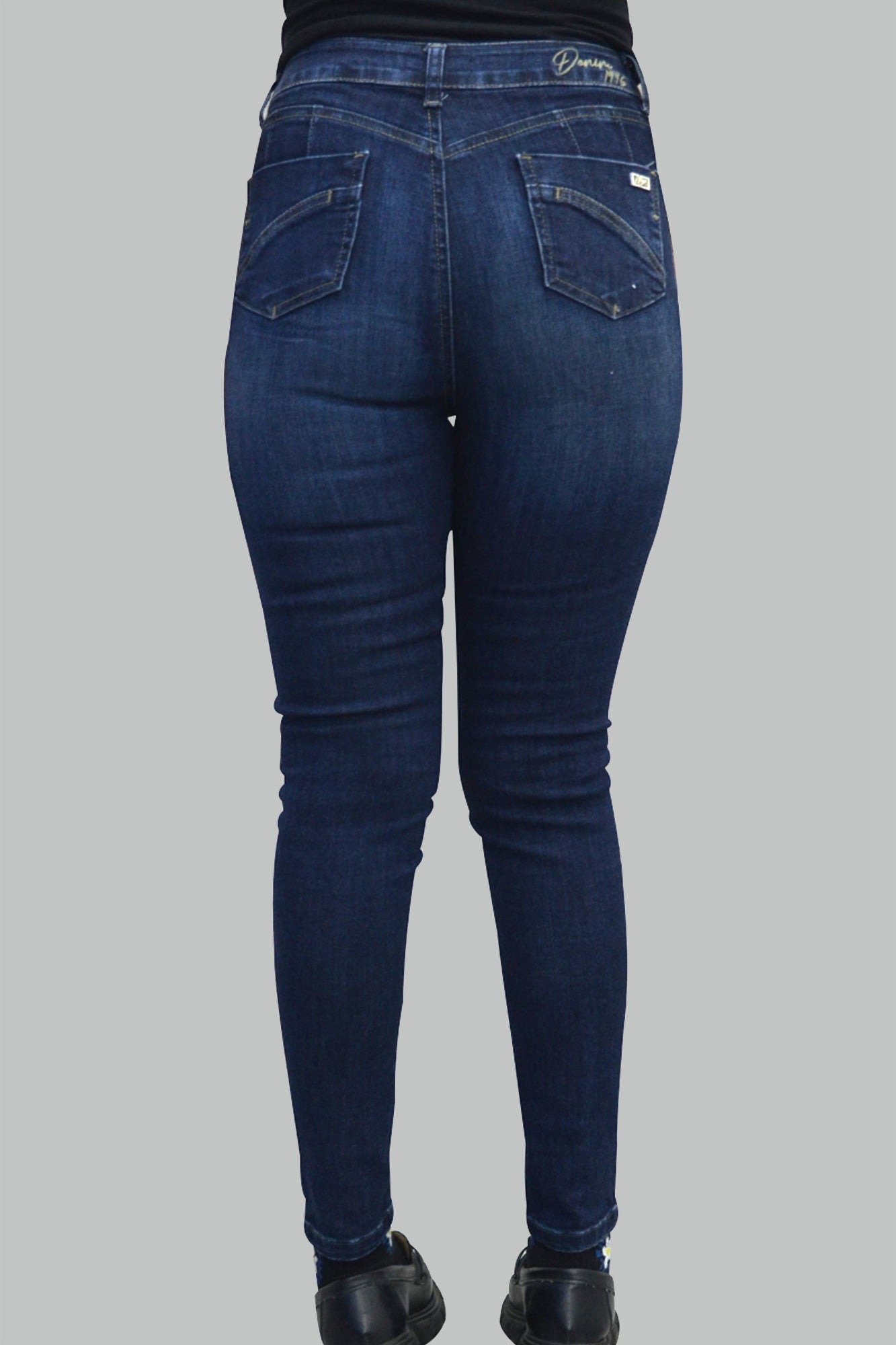 Pantalón skinny fit de mezclilla para mujer