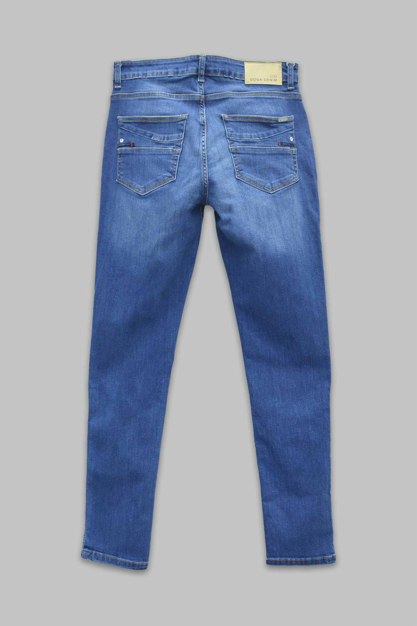 Pantalón de mezclilla slim fit para hombre