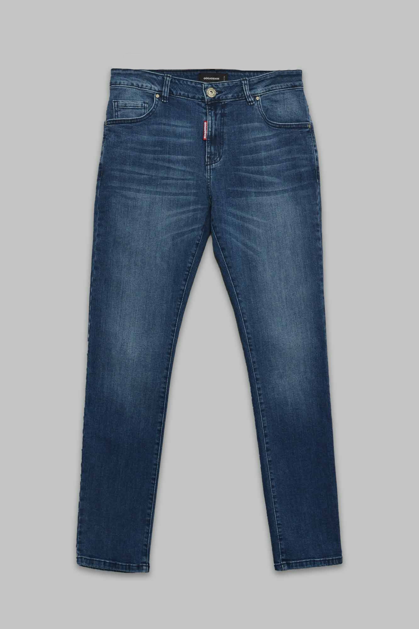 Pantalón de mezclilla slim fit para hombre